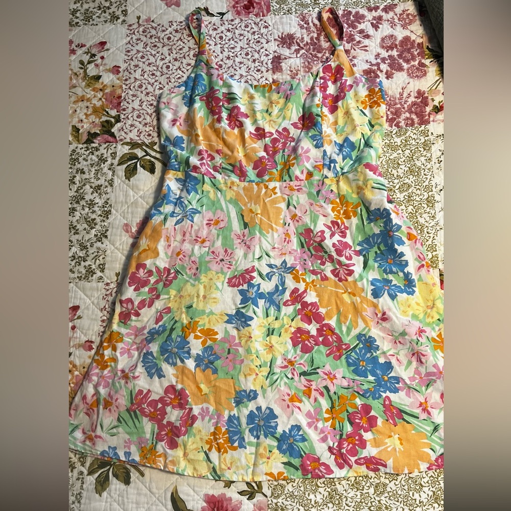 Old Navy Colorful Floral Dress